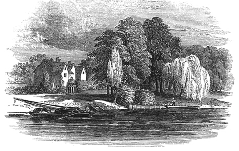 18th century engraving of what was left of 