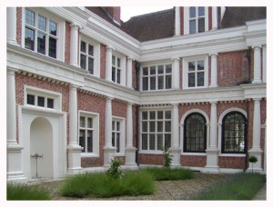 Hill Hall inner court today.